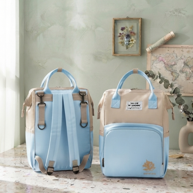 Stylish Multi-Color Diaper Backpacks with Spacious Compartments and Comfortable Straps for Modern Parents