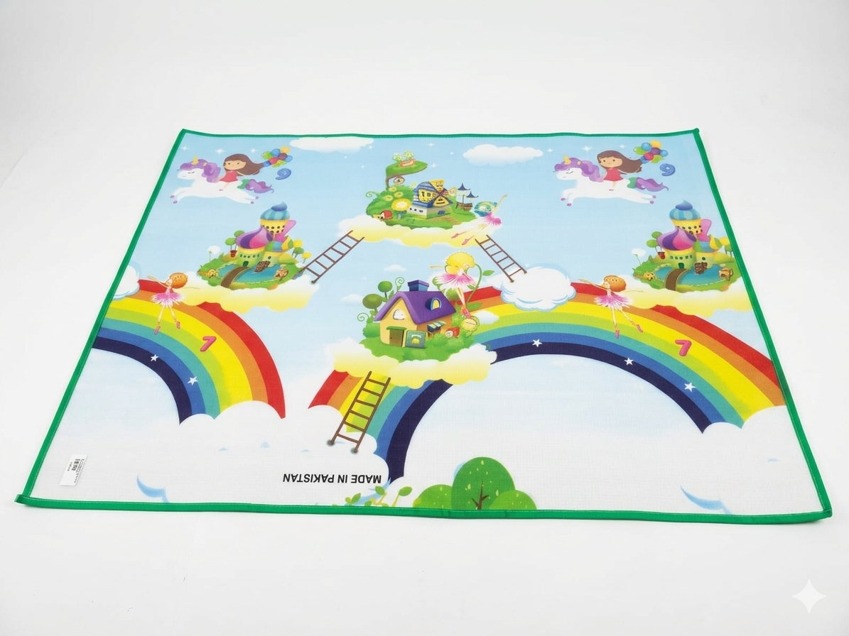 playtime educational and fun with this vibrant, high-quality play mat designed to spark your child's imagination.