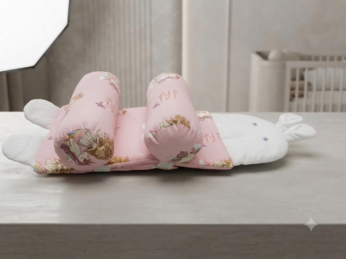 Charming Unicorn-Themed Baby Positioning Pillow for Restful Support