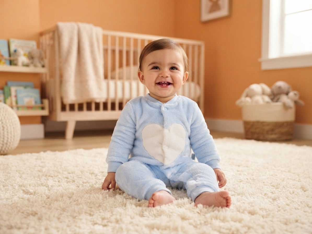 Adorable Soft Fleece Baby Romper With Cute Prints For Cozy Everyday Comfort And Play