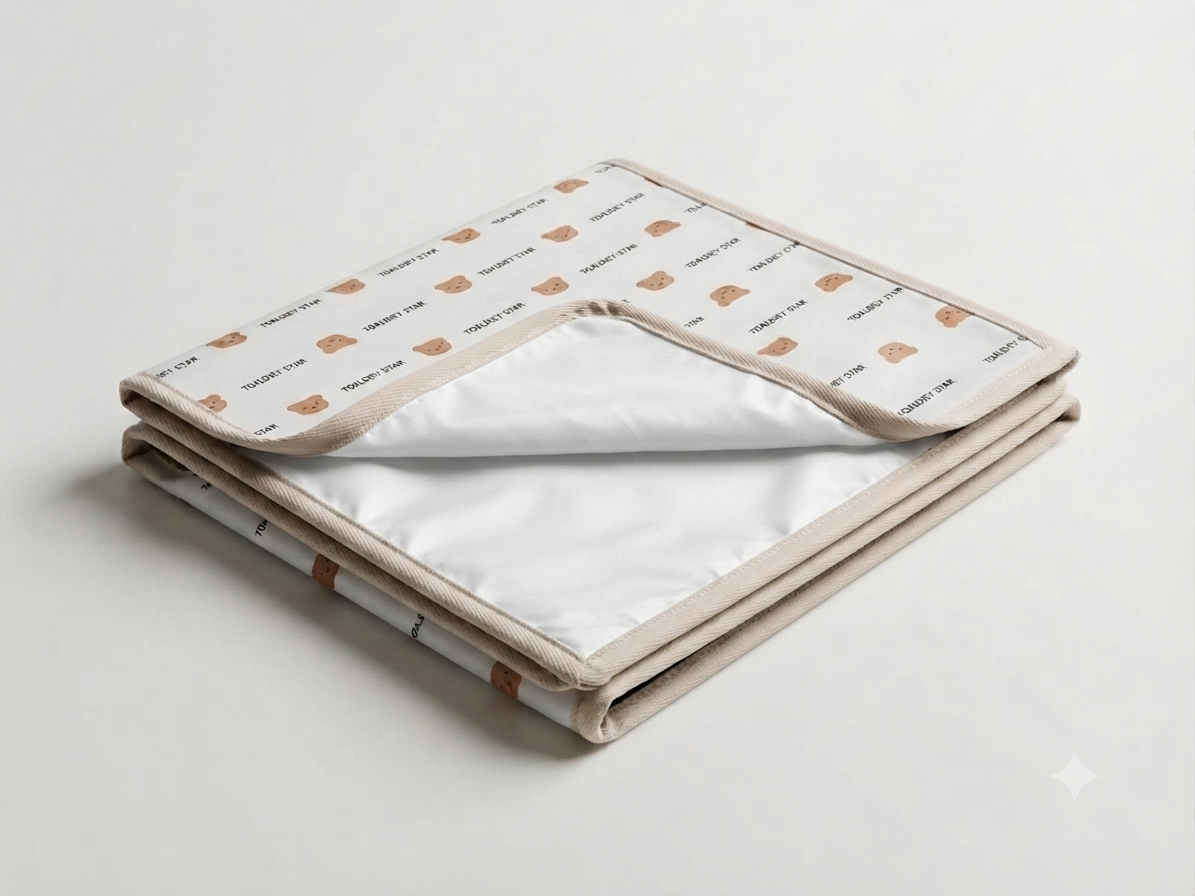 Waterproof Baby Dry Sheet Reusable Bed Protector Mat Soft Breathable Material For Peaceful Sleep
