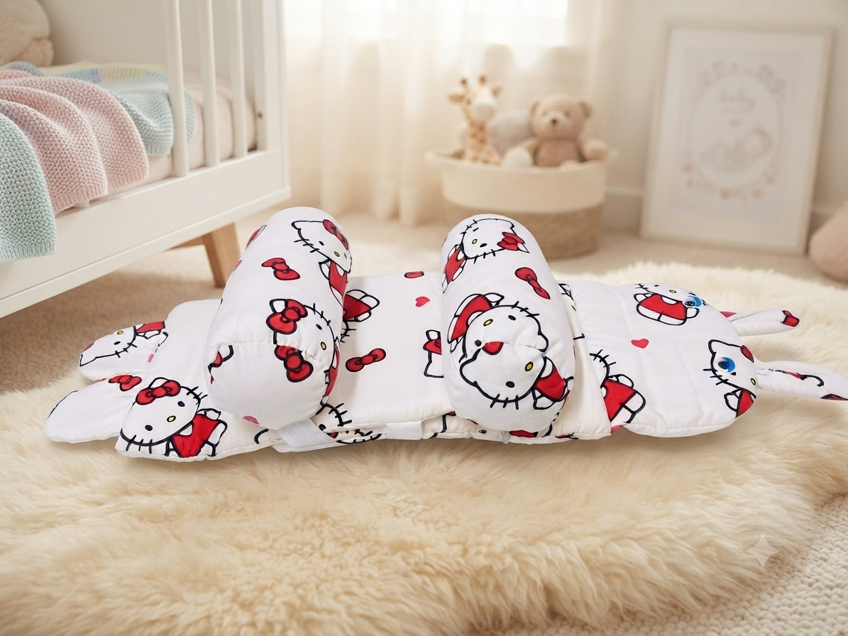 Charming Hello Kitty Baby Positioning Pillow for Restful Support