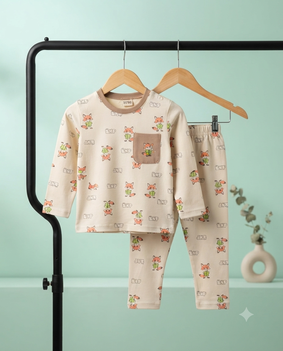 Cute Kids Cartoon & Printed Nightwear Sets Collection