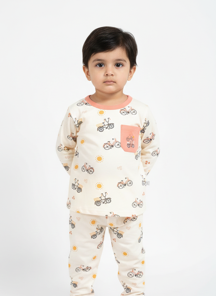 China Imported Kids Night Suit – Character Print | Soft Cotton Nightwear
