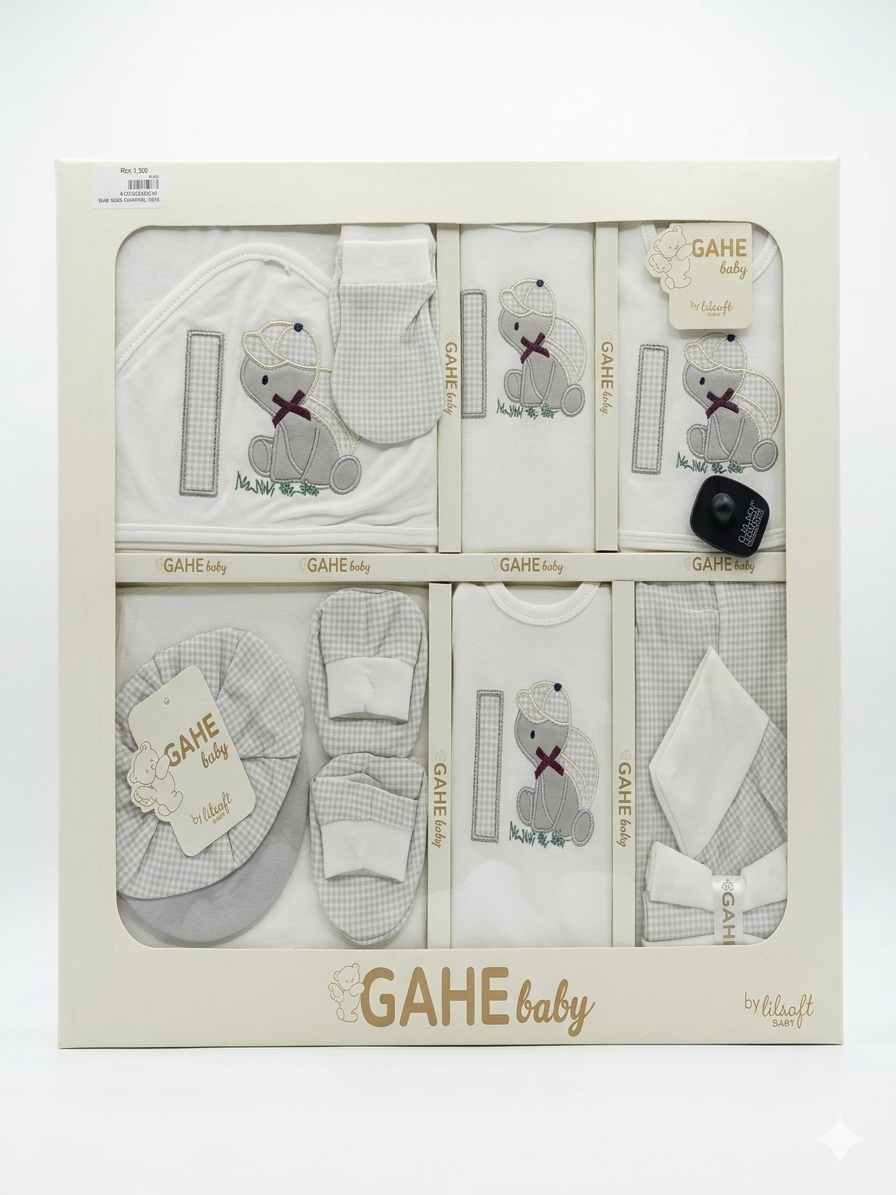 GAHE Baby Newborn Gift Set: Premium Soft Cotton Essentials for Infants & Shower Gifts