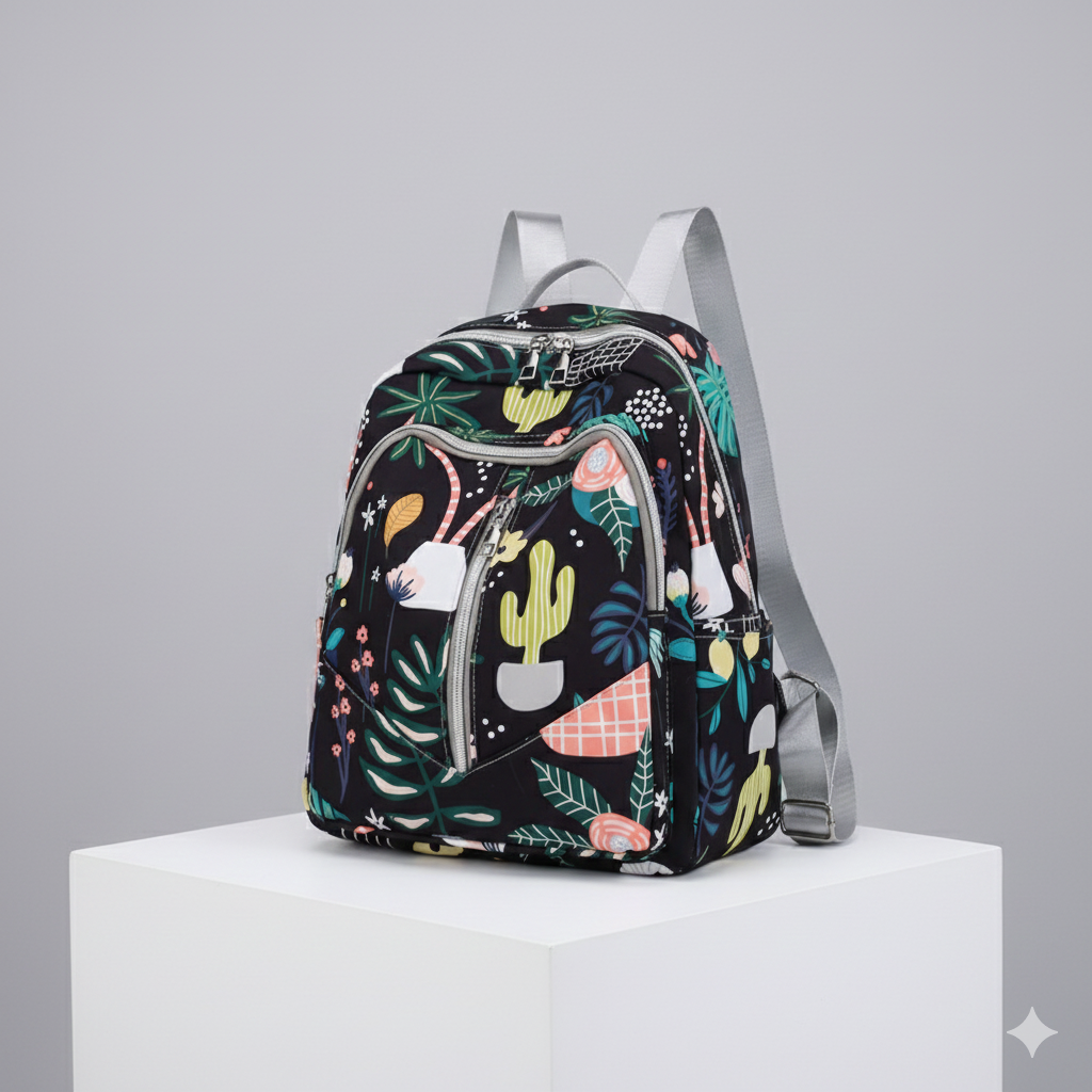 Sunshine Multicolor Floral Waterproof Baby Diaper Backpack