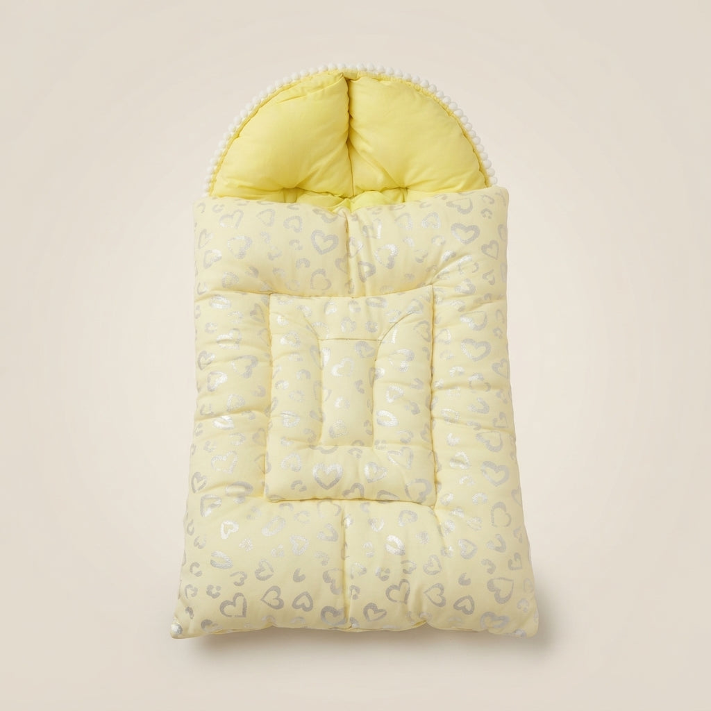 Newborn Cotton Hooded Swaddle Wrap Blanket And Cozy Infant Sleeping Bag For Daily Comfort