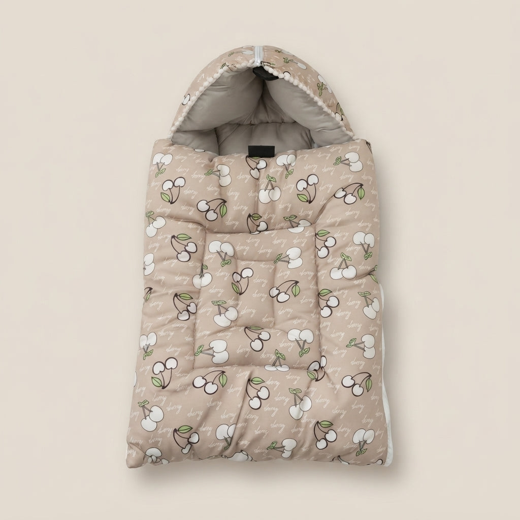 Newborn Cotton Hooded Swaddle Wrap Blanket And Cozy Infant Sleeping Bag For Daily Comfort