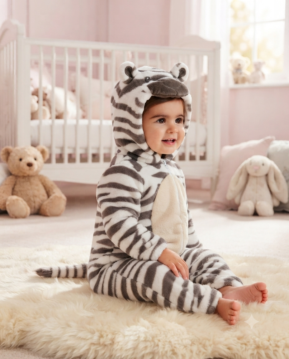 Cute Animal Hooded Winter Romper Outfit For Newborn Baby Boy And Girl (Copy)