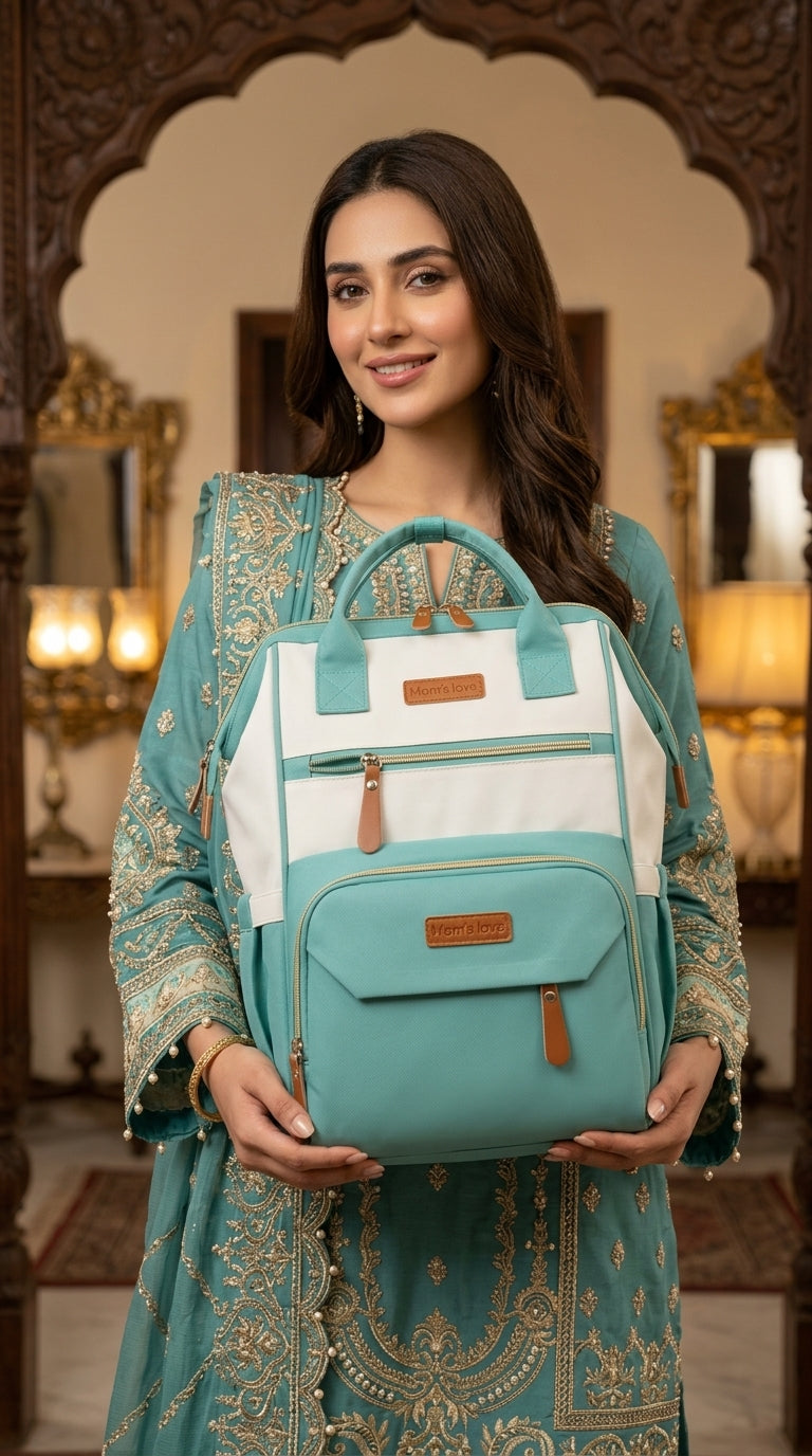 Stylish Multi-Pocket Waterproof Canvas School College Laptop Backpack And Casual Travel Daypack Bag For Women