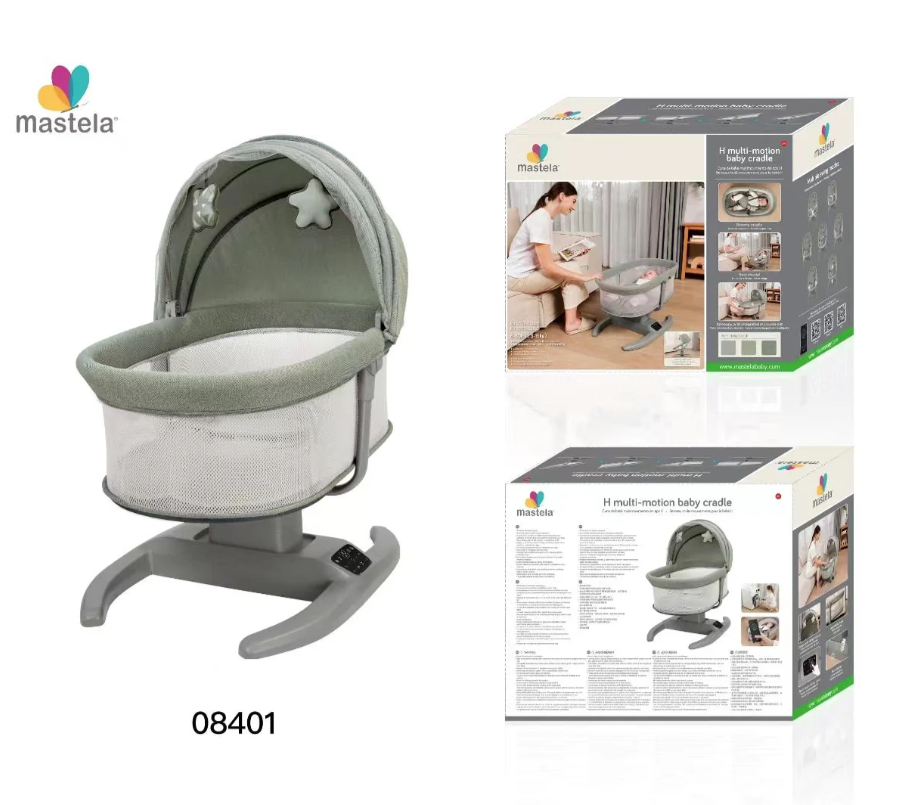 Mastela Swing H multi-motion baby cradle Green Birth to 36M