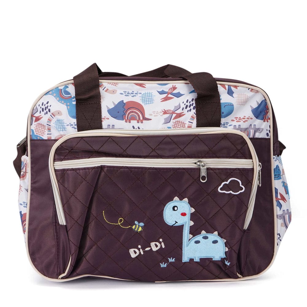 Di-Di Dinosaur Diaper Bag Set: Multi-Functional Organizer with Matching Changing Mat for Parents