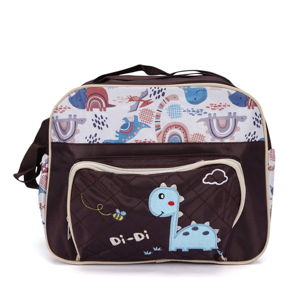 Di-Di Dinosaur Diaper Bag Set: Multi-Functional Organizer with Matching Changing Mat for Parents