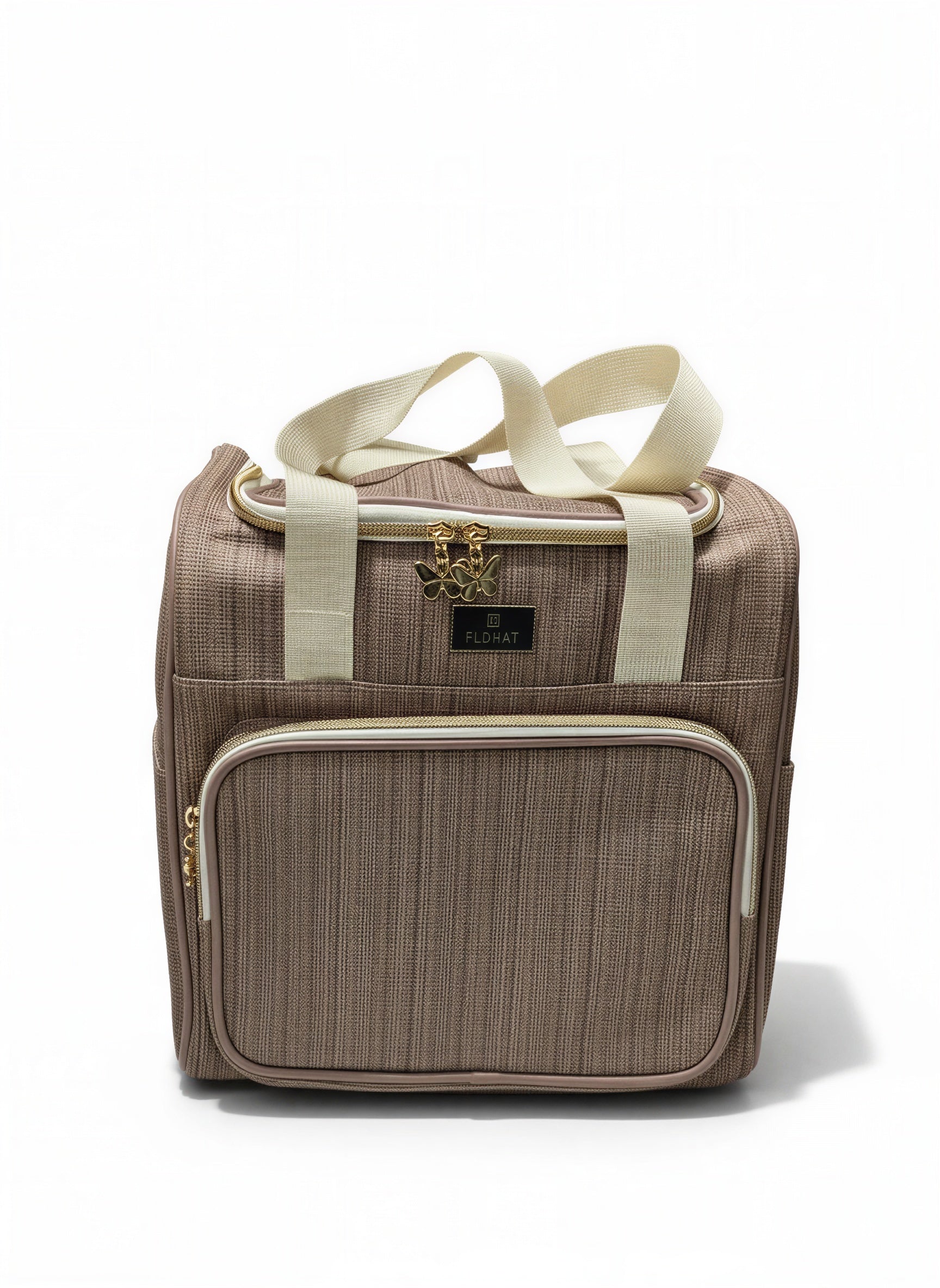 Premium FLDHAT Designer Multi Functional Textured Travel Tote And Luxury Diaper Bag For Modern Parents