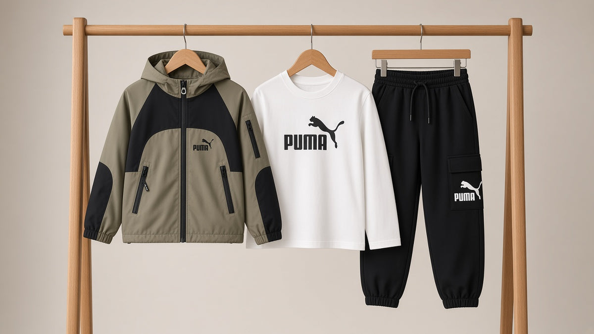 Kids Active 3 Piece Sportswear Tracksuit Set With Hooded Jacket And Joggers