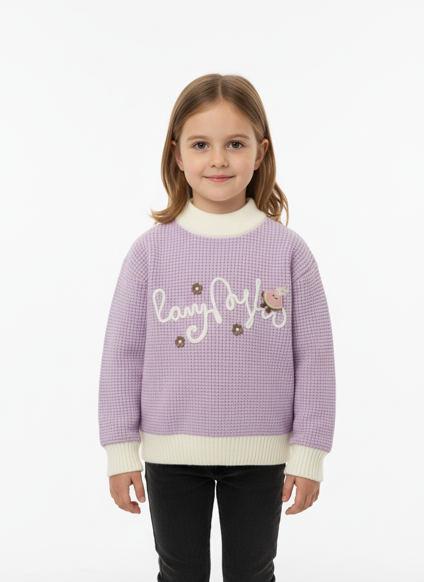 Premium Wool Winter Sweatshirt for Kids | Soft, Warm & Stylish (2–6 Years)