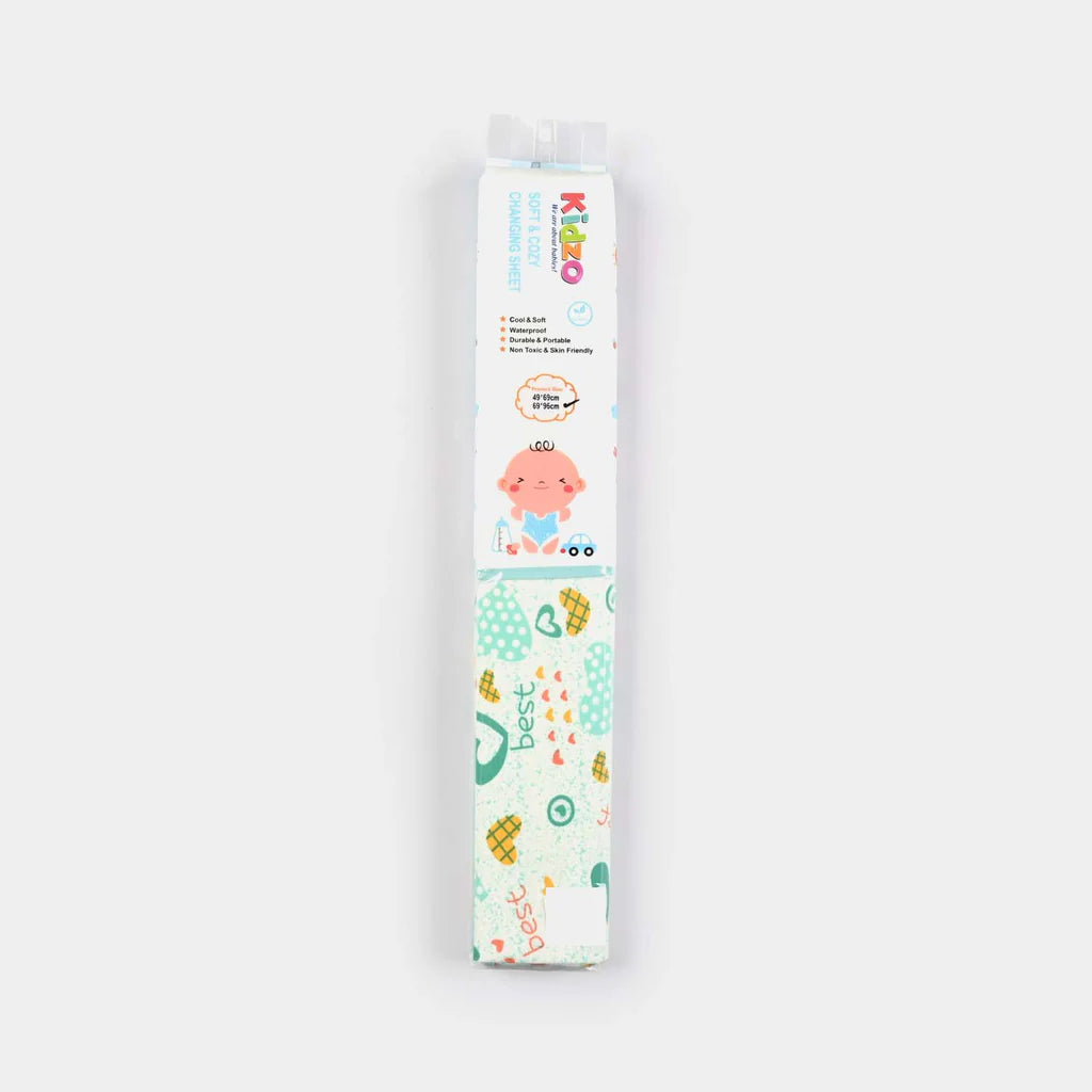 Waterproof Baby Changing Sheet Soft And Cozy Reusable Mat For Infants Size 69x96 cm