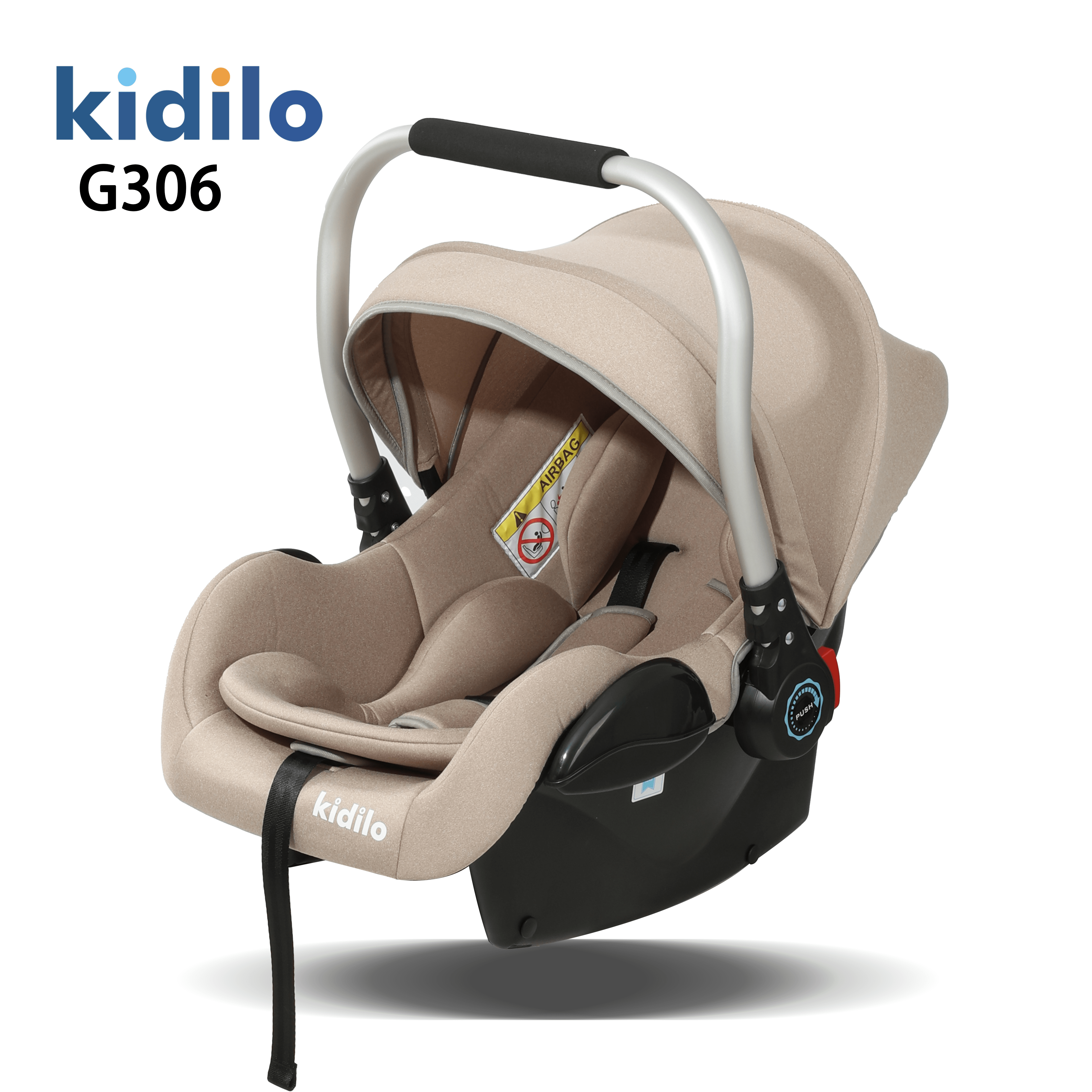 Kidilo G306 Baby Infant Car Seat Safe Travel Carrier Portable Newborn Rocker Pram Multi Color