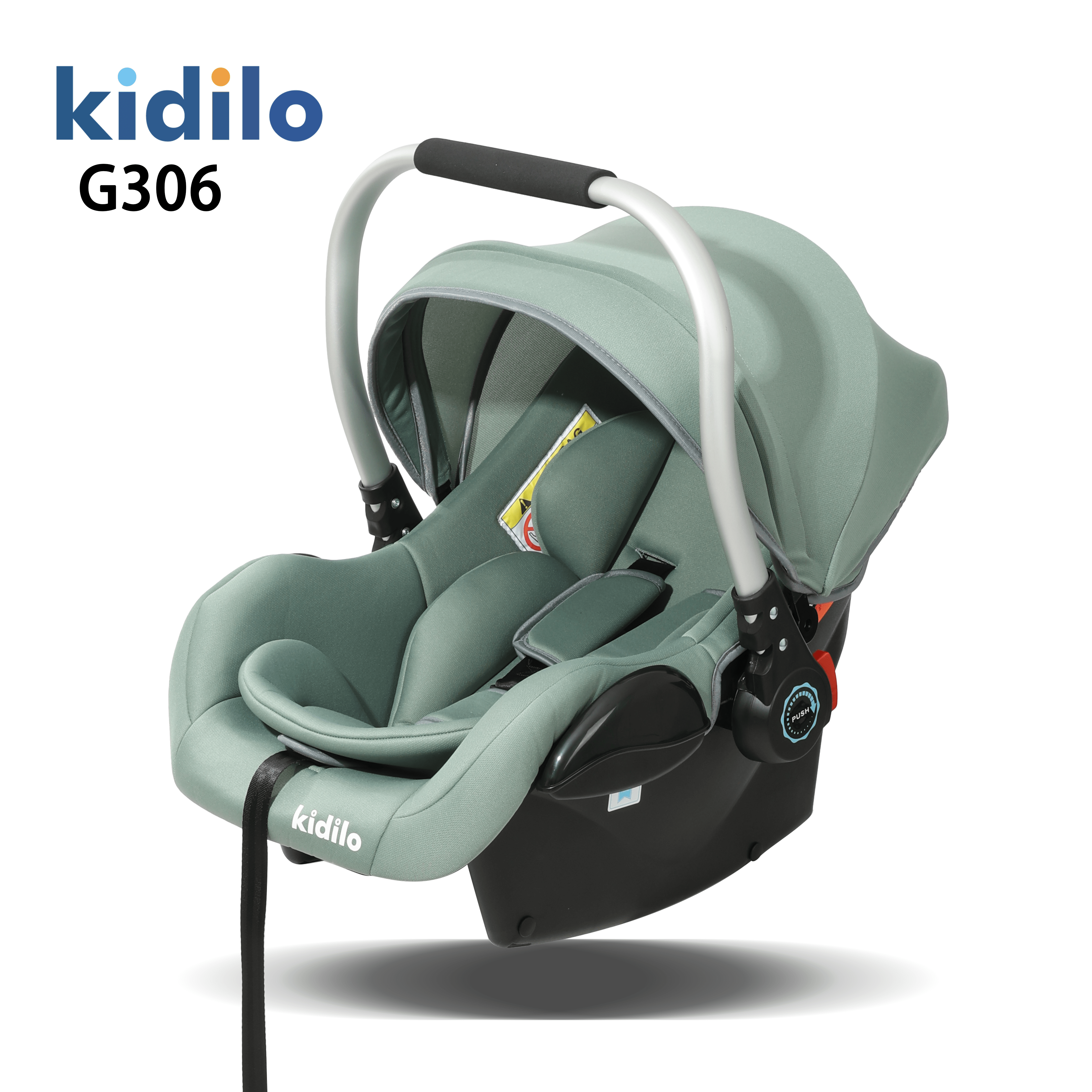 Kidilo G306 Baby Infant Car Seat Safe Travel Carrier Portable Newborn Rocker Pram Multi Color
