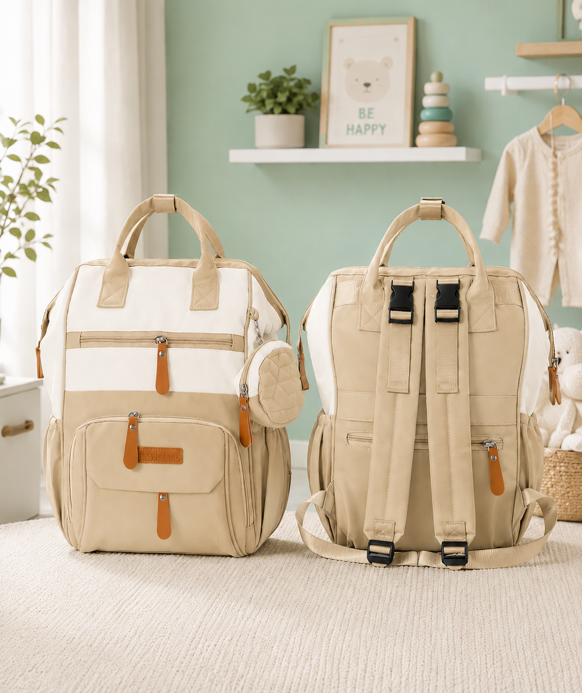Multifunctional Baby Diaper Bag Backpack with Insulated Pockets and De – 4 Season Online