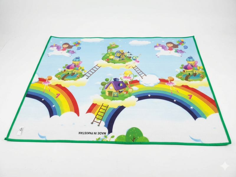 playtime educational and fun with this vibrant, high-quality play mat designed to spark your child's imagination.