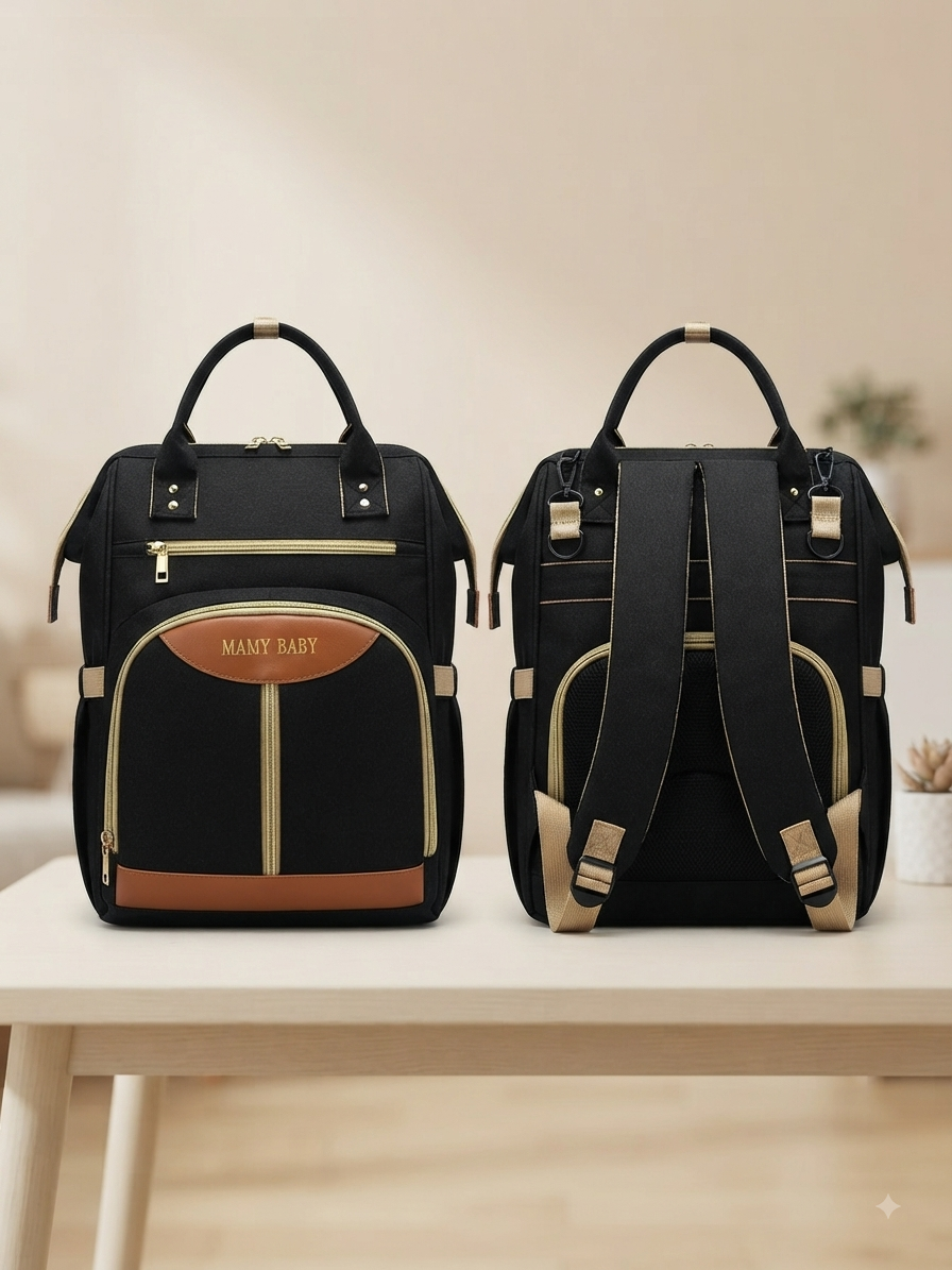 Mamy Baby Multifunction Waterproof Travel Diaper Bag Backpack For Modern Mothers And Babies