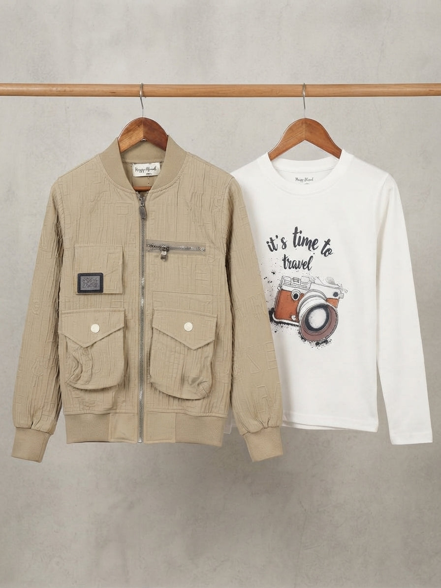 Kids Bomber Jacket Set