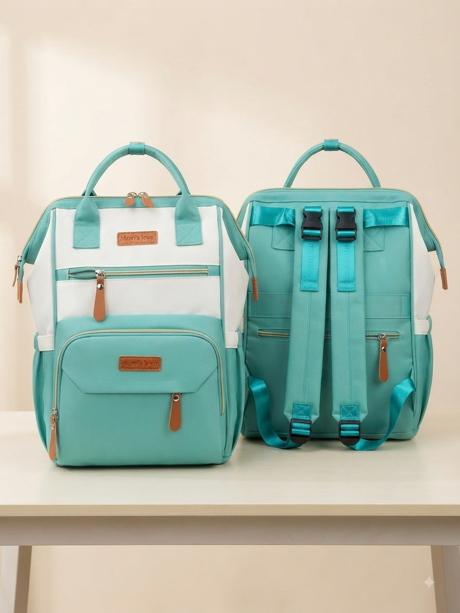 Stylish Multi-Pocket Waterproof Canvas School College Laptop Backpack And Casual Travel Daypack Bag For Women
