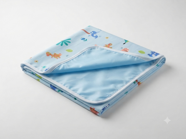 Waterproof Baby Dry Sheet Reusable Bed Protector Mat Soft Breathable Material For Peaceful Sleep