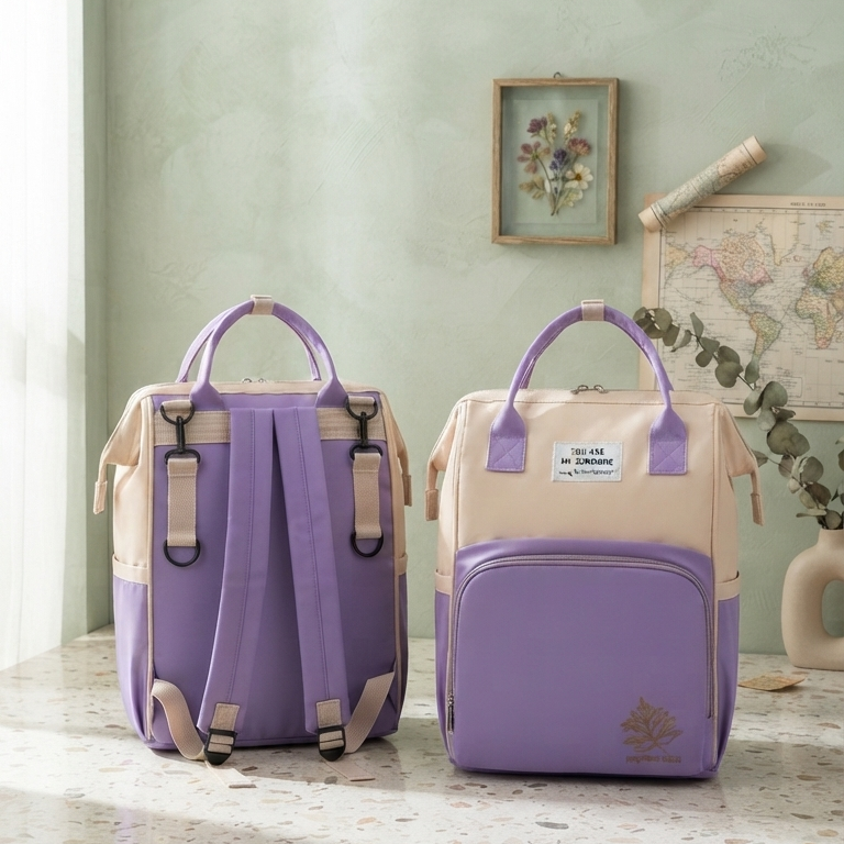 Stylish Multi-Color Diaper Backpacks with Spacious Compartments and Comfortable Straps for Modern Parents