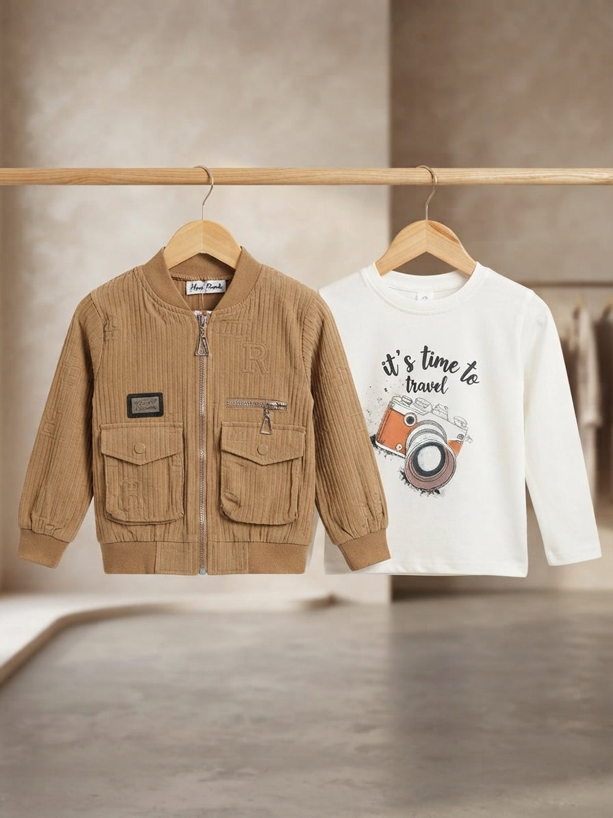 Kids Bomber Jacket Set