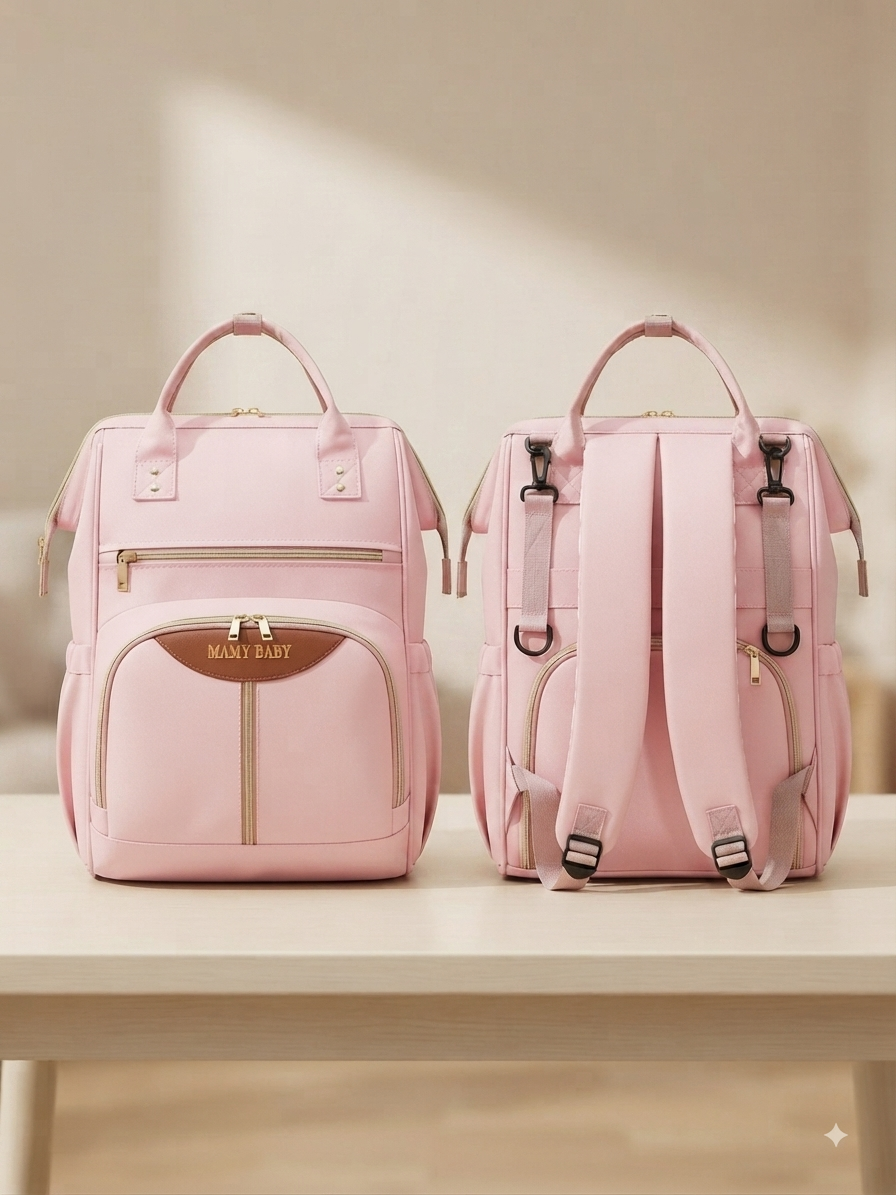 Mamy Baby Multifunction Waterproof Travel Diaper Bag Backpack For Modern Mothers And Babies