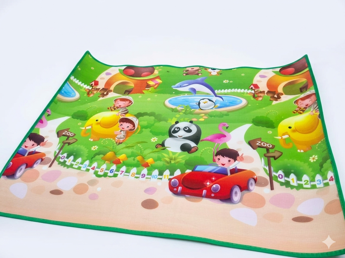 playtime educational and fun with this vibrant, high-quality play mat designed to spark your child's imagination.