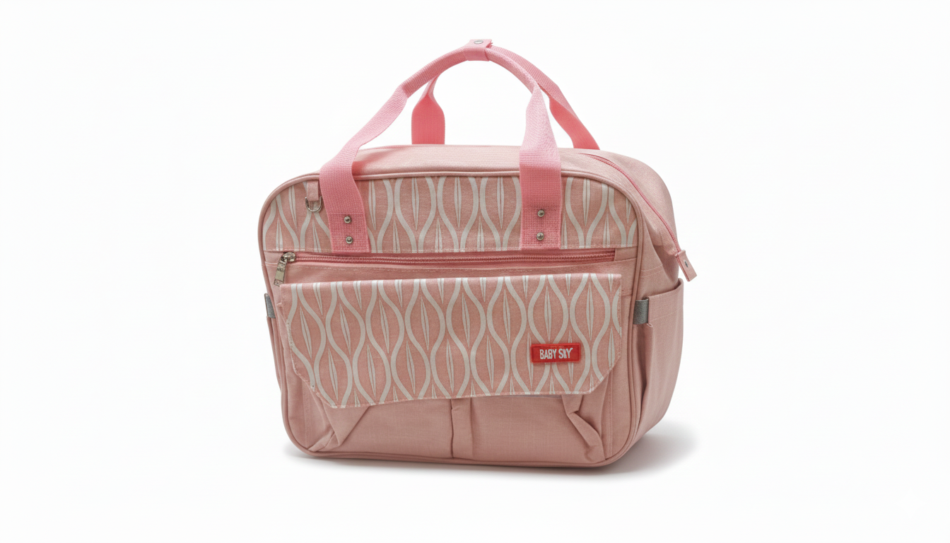 Premium Multi-Functional Dual Compartment Insulated Bag – Luxury Geometric Edition