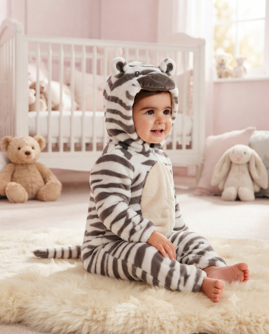 Cute Animal Hooded Winter Romper Outfit For Newborn Baby Boy And Girl (Copy)