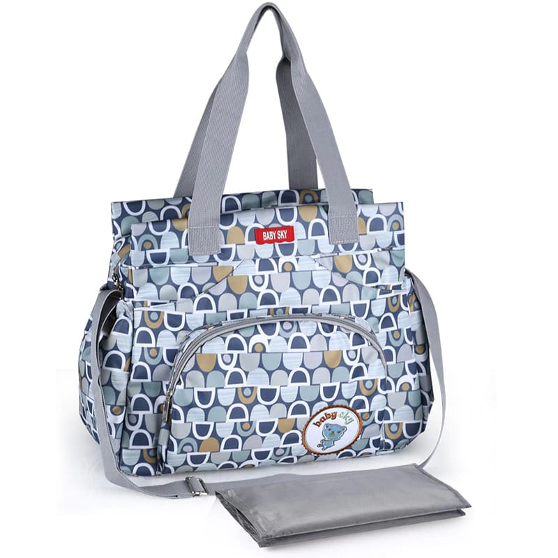 Modern Geometric & Soft Polka Dot Baby Bag – Two Stylish Colour Choices (Copy)