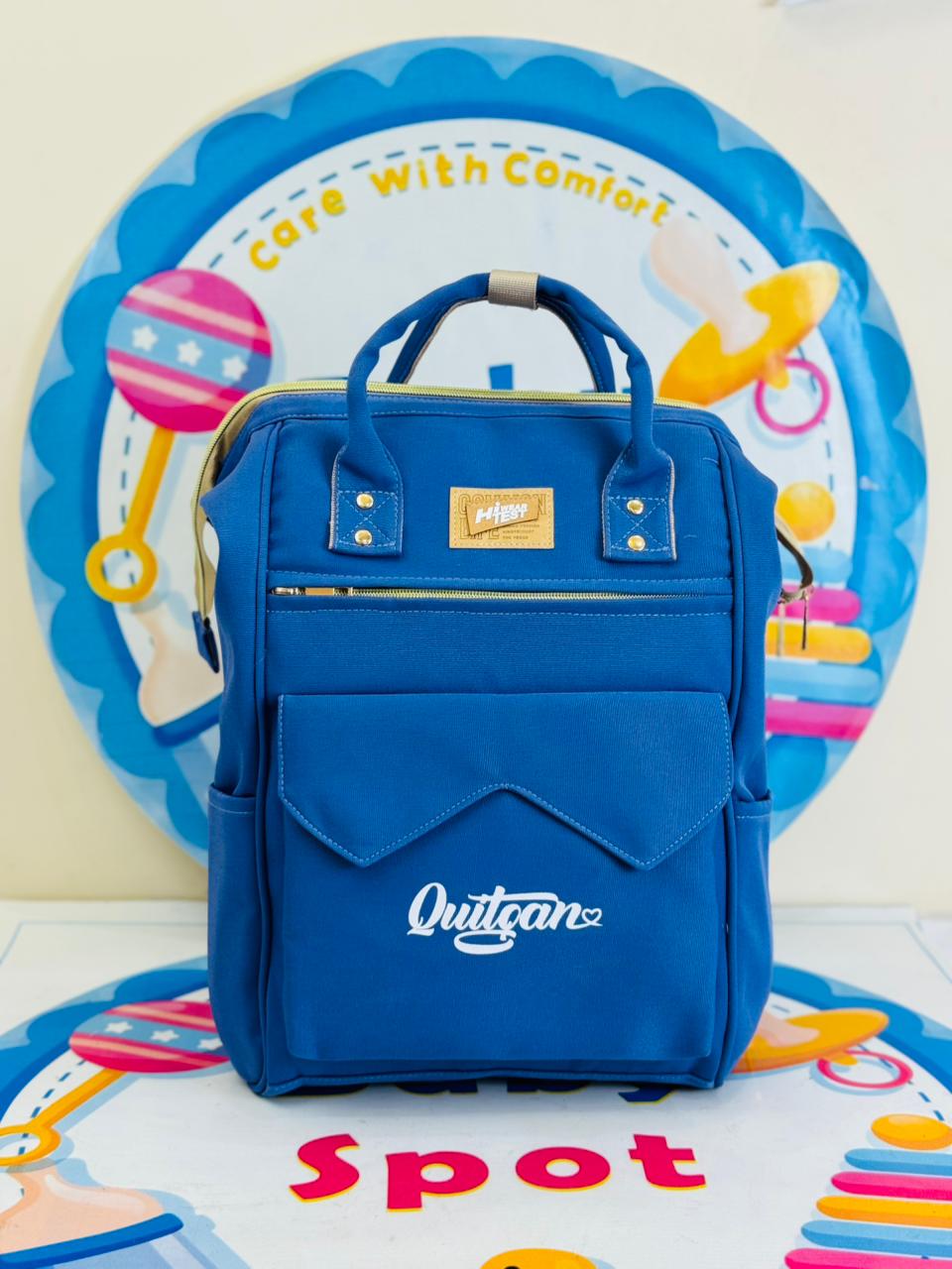 👜 Premium Multi-Purpose Backpack Bag – Stylish, Spacious & Durable (Beige / Blue / Black)