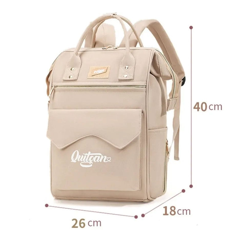 👜 Premium Multi-Purpose Backpack Bag – Stylish, Spacious & Durable (Beige / Blue / Black)
