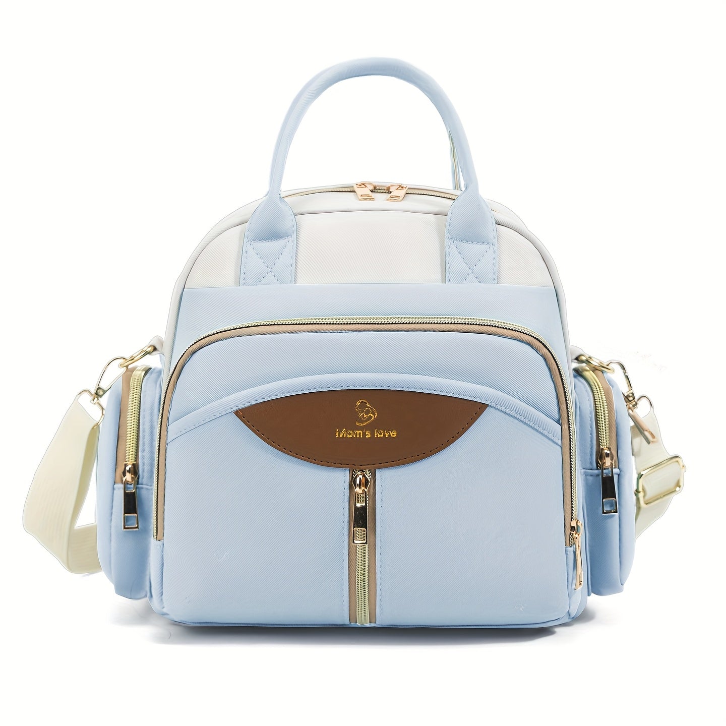 Luxury Multi-Pocket Mommy Bag – Stylish, Spacious & Waterproof Diaper Handbag for Modern Moms