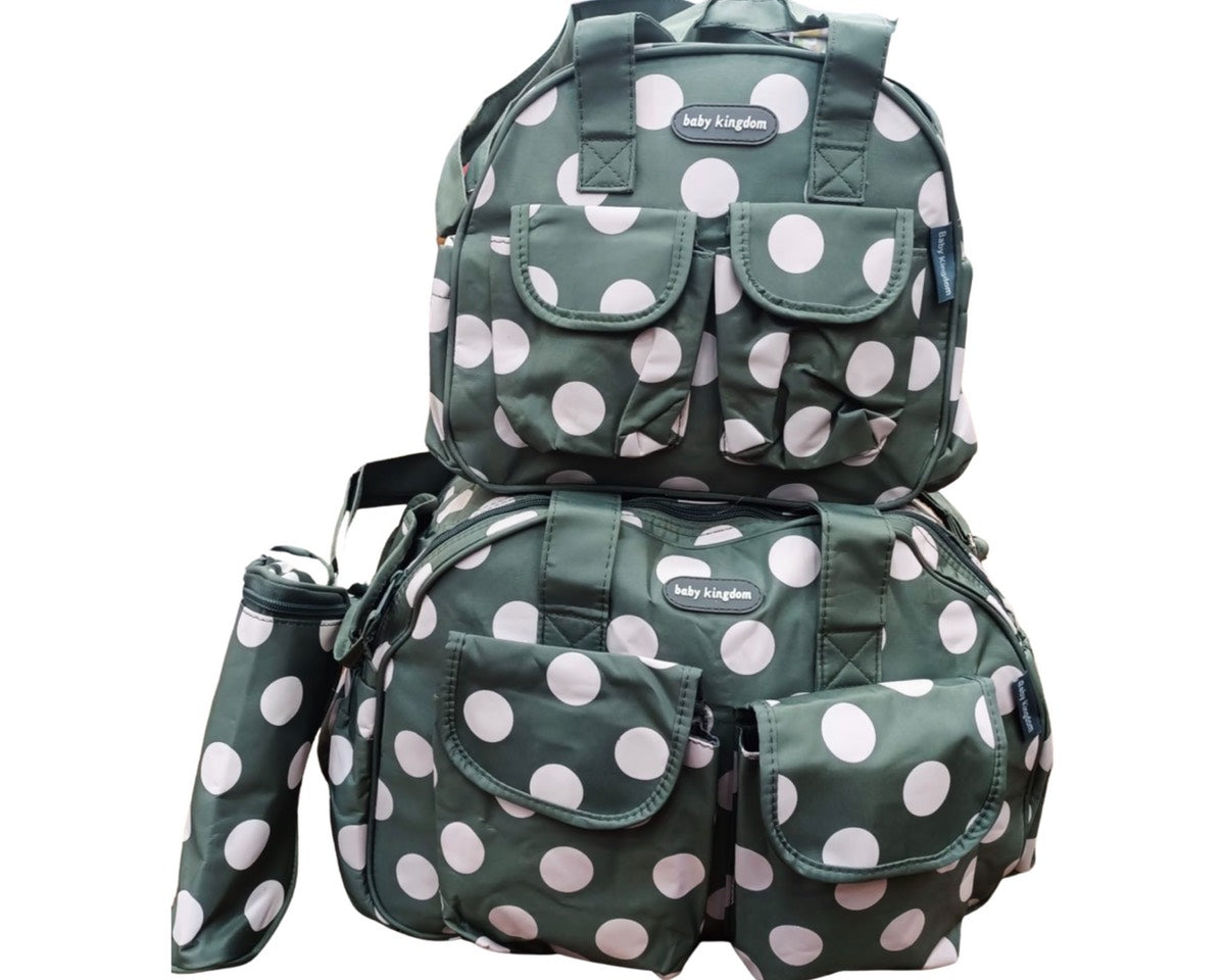 Premium Baby Diaper Bag Set – 3-Piece Travel Organizer with Insulated Bottle Holder