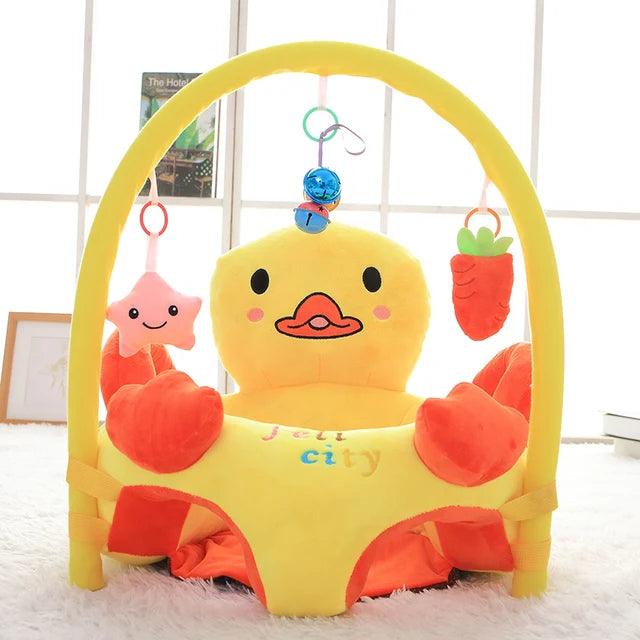 Duck Plush Baby Support Seat with Activity Arch & Hanging Toys