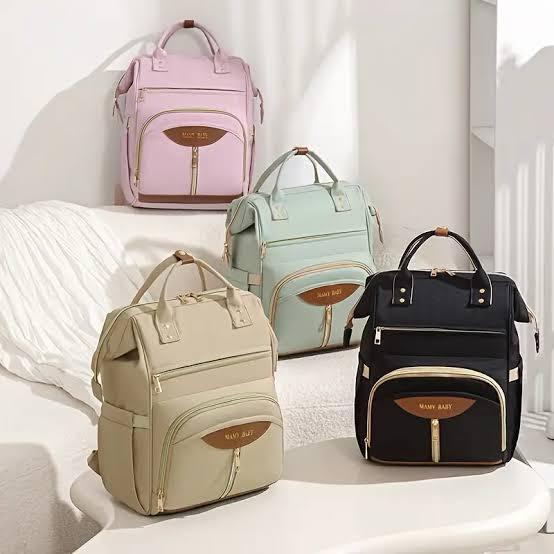Premium Multi-Functional Mommy Diaper Bag – Large Capacity, Waterproof, Travel Friendly (4 Colors)