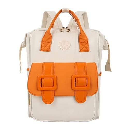Elegant Mommy Diaper Backpack with Front Flap Pocket – Spacious, Stylish & Durable