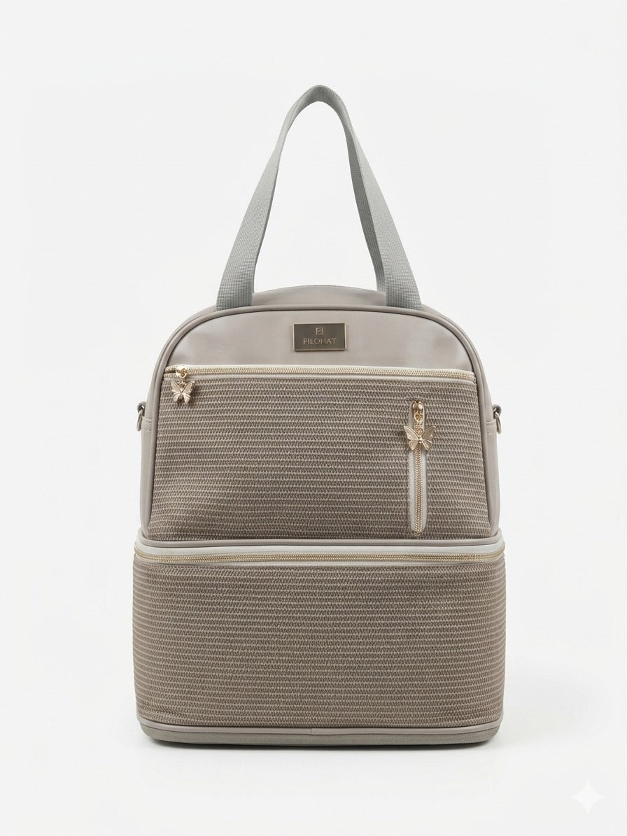 Premium Insulated Mother Bag Stylish Dual Compartment Leakproof Portable Tote for Women Travel Daily