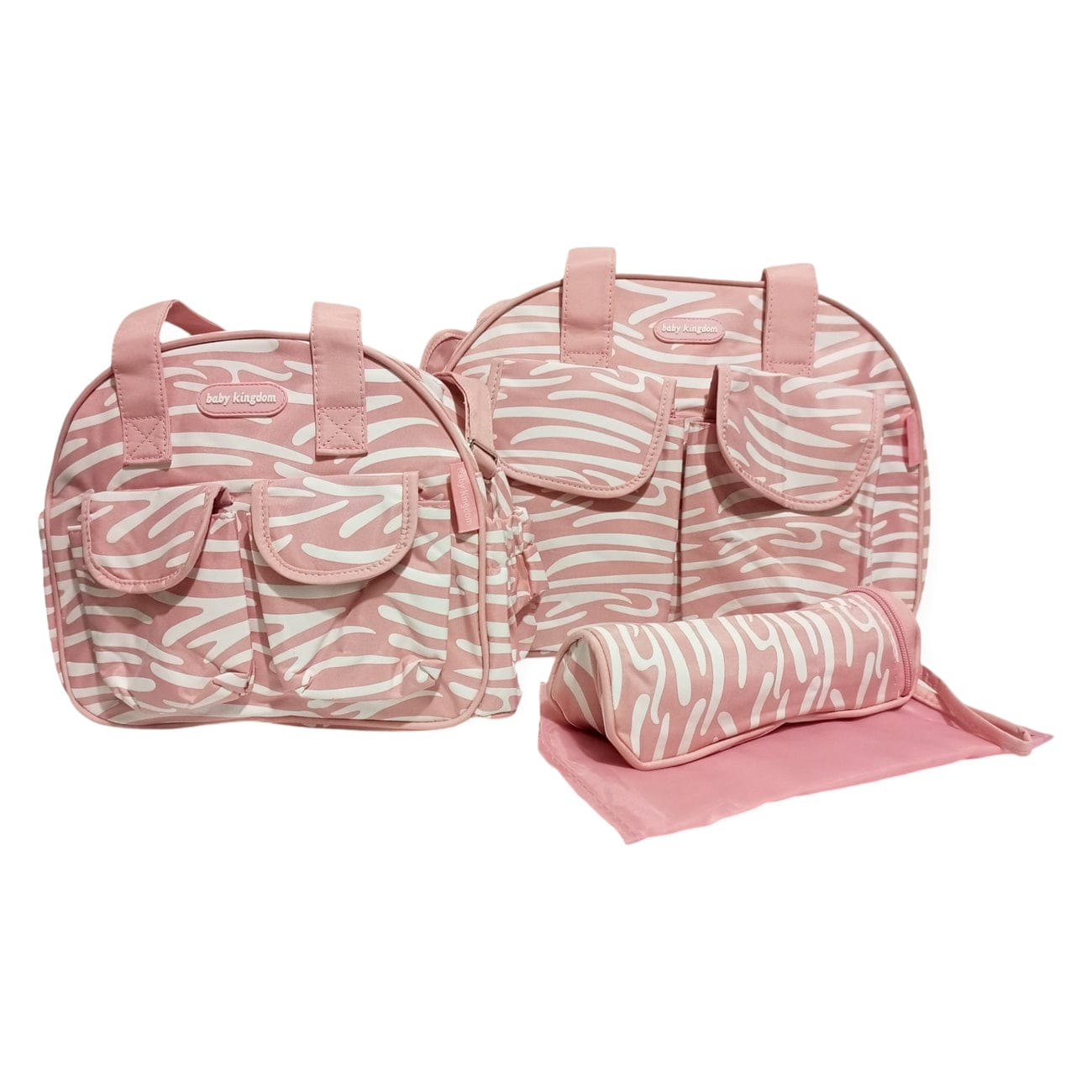 Zebra Print Baby Diaper Bag Set: Stylish, Spacious & Durable Organizer for Parents