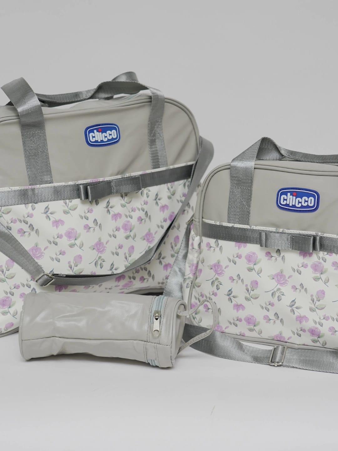 Chicco Floral Print Baby Diaper Bag Set – Multi-Piece Travel Organizer for Parents
