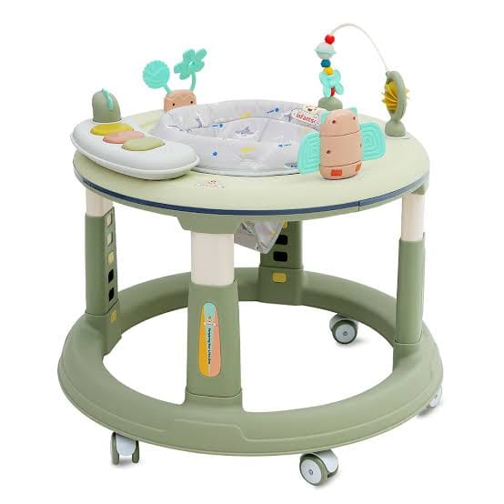 Multi-Functional Baby Activity Walker And Play Table Adjustable Height For Infants And Toddlers