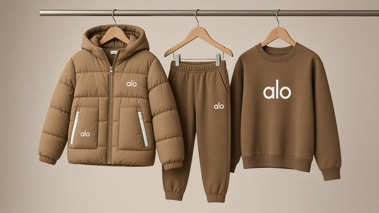 Kids Winter 3-Piece Tracksuit Set Hooded Puffer Jacket Sweatshirt and Jogger Pants