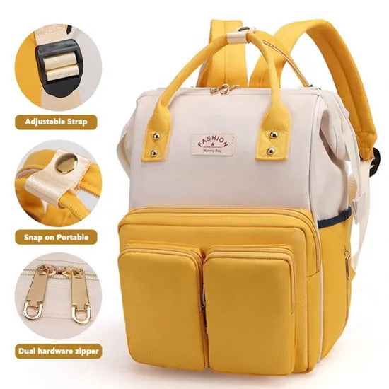 Mom Organizer Storage Fashion Backpack – Newborn Mommy Nappy Baby Stylish Diaper Bag