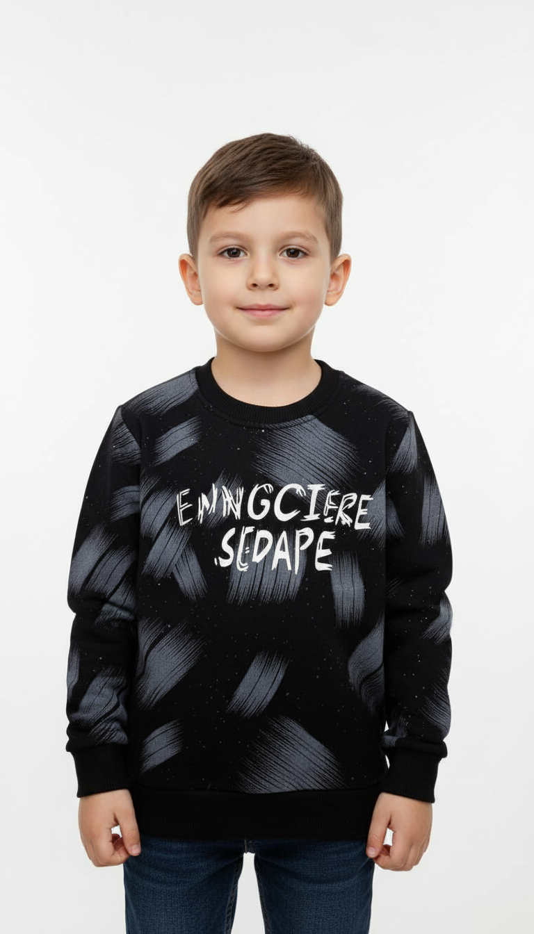 Imported Premium Brush-Stroke Winter Sweatshirt – Super Soft Fleece